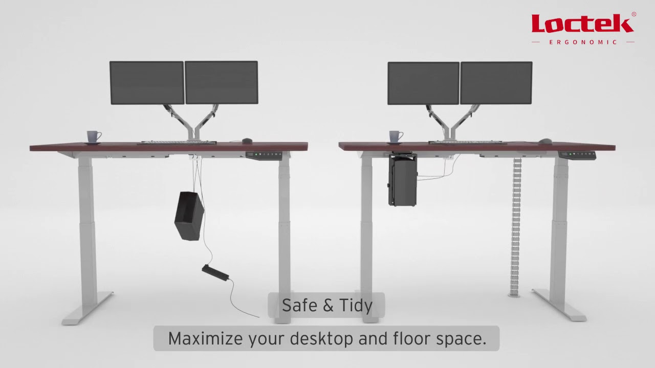 Ch101 Under Desk Computer Holder 3d Animation Youtube