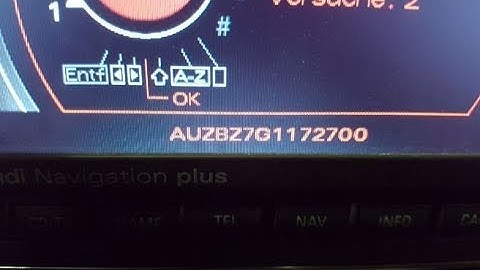 AUZBZ7 Radio Code Radiocode Audi Audi RNS-E DECODE UNLOCK