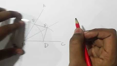 Geometry Construction – How to bisect an angle – English