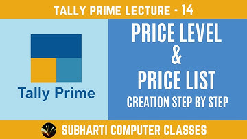 How to create price list in tally prime I How to create price level in tally