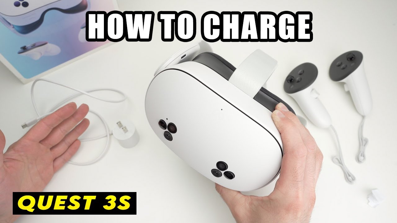 Meta Quest 3s : How to Charge - YouTube