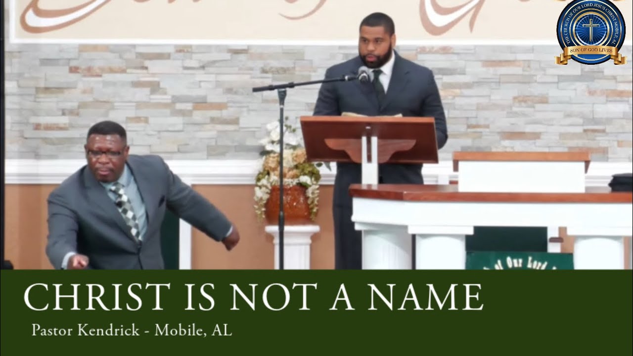 “Christ is Not a Name” Live Broadcast May 4, 2025