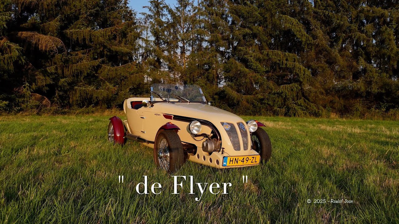 Meet  .... #deflyer een #kitcar op chassis van een #2cv