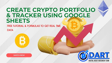 My Crypto Portfolio Spreadsheet using Google Sheets (REAL TIME DATA) Tutorial