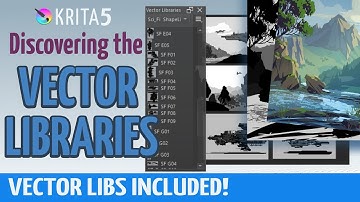VECTOR Libraries in KRITA, 2022 🥰 (Custom shapes?)