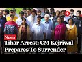 Arvind Kejriwal Arrives At Rajghat; Will Surrender At Tihar Jail Today As Interim Bail Ends