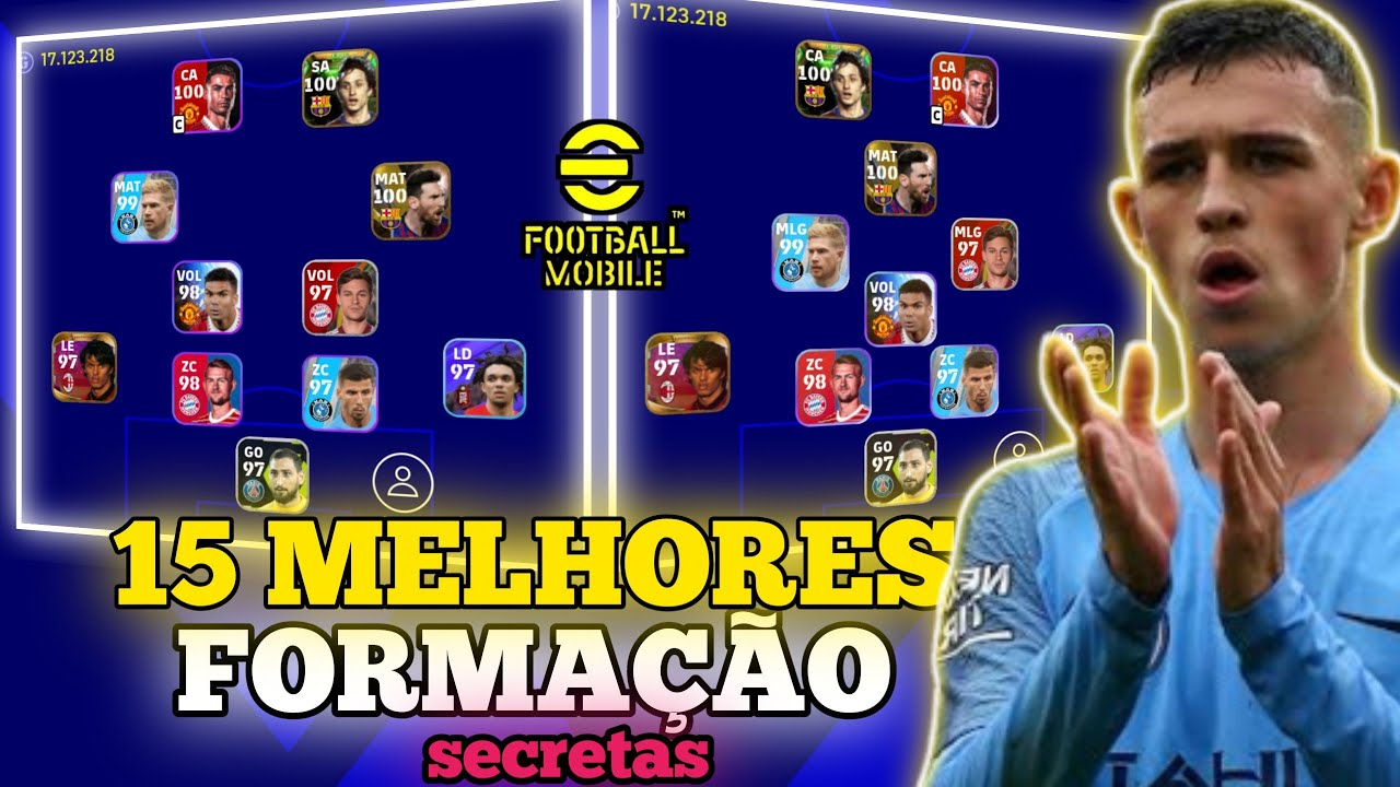 EFOOTBALL 2023 - MELHOR FORMAÇÃO TÁTICA PARA O ESTILO DE JOGO