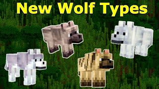 ALL 1.21 Minecraft Wolf Variants in Minecraft 1.21! (How to Get All the New Wolves) |Wolf Types