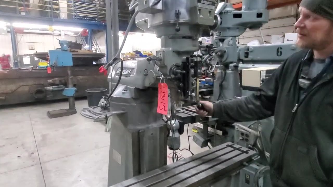 Bridgeport Vertical Mill Operation