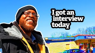 I BOUGHT A HOMELESS MAN CLOTHES FOR HIS FIRST JOB INTERVIEW #homeless #kindness #humanity