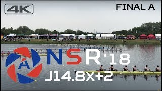 National Schools Regatta 2018 - J14.8X2 Final A