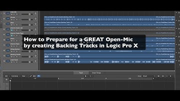 How to create backing tracks in Logic Pro X