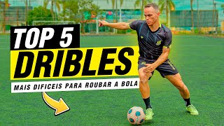 5 DRIBES IMPOSSÍVEL DE MARCAR NO FUTEBOL