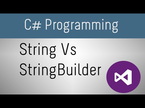 วีดีโอ: ตรวจสอบ StringBuilder ว่าว่างเปล่าหรือไม่ใน C #?