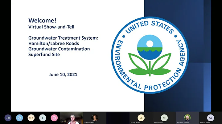Hamilton/Labree Virtual Show and Tell: Cleaning Up Local Groundwater (June 10, 2021)