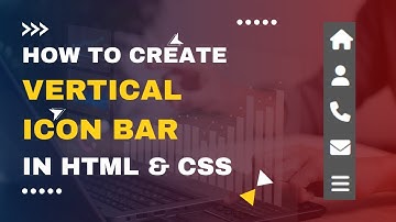 Make Your Website POP with a Vertical Icon Bar using HTML and CSS