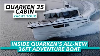 Inside Quarken's allnew 36ft adventure boat | Quarken 35 Cabin yacht tour | Motor Boat & Yachting