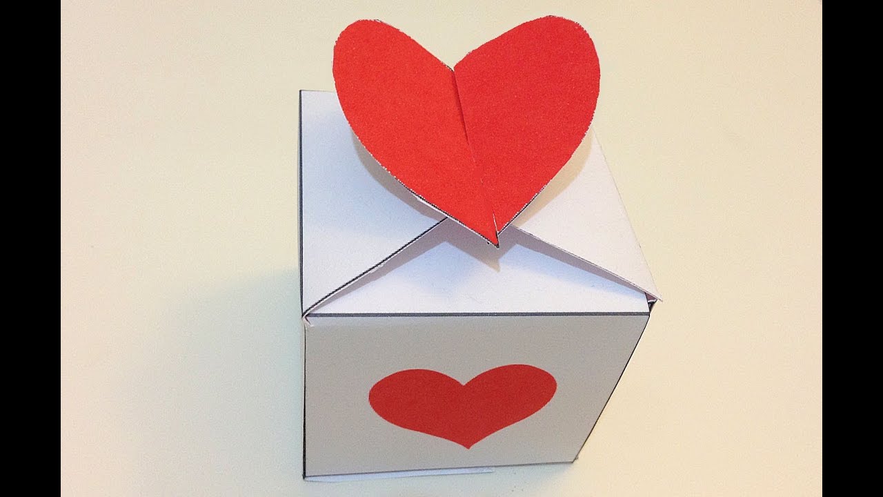 Manualidades para San Valentín : Caja Corazon - Manualidades Para