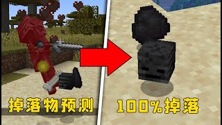 我的世界：逆天更新，掉落物可被預測？實現100%掉率！