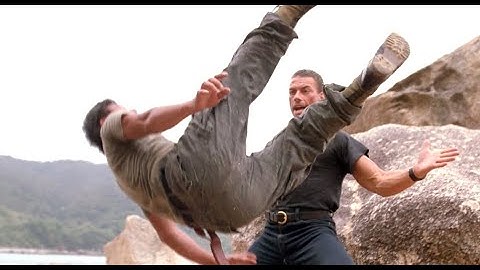 VAN DAMME - The Beach Fight / REDUX / Double Impact (1991)