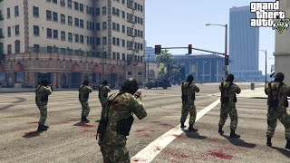 GTA 5 Lực Lượng Khủng Bố Trỗi Dậy Tấn Công Thành Phố Phá Hủy Đồn Cảnh Sát screenshot 1