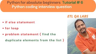 If..else & For loop in Python | Python for absolute beginners