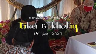 STORY WA 1 MENIT || AKAD NIKAH || BACKSONG  DINO LIYANE