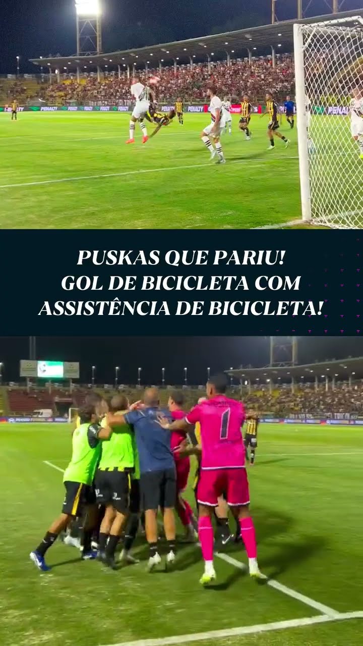 GOL DO ANO? ? O Voltaço venceu o Fluminense com GOL DE BICICLETA e ASSISTÊNCIA DE BICICLETA #shorts