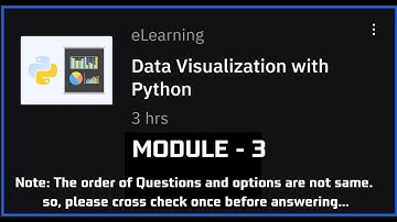 Module-3 Specialized Visualization Tools||Data Visualization with Python #ibm #eduskills #edunet