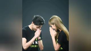 Three female kpop idols (Lisa, IU, and Yoona) with their good male friends