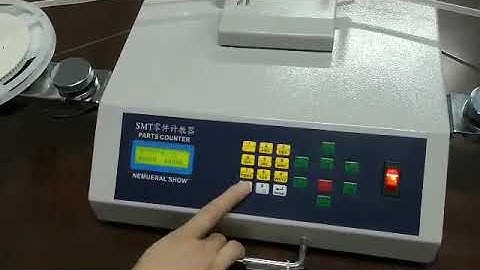 How to use SMD components counter SMD counting machine