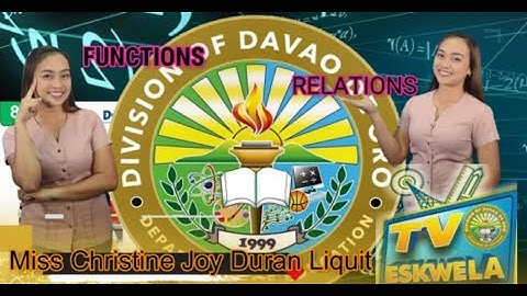 MATHEMATICS 8 (Quarter 2-Module 5): Illustrating and Verifying a Relation and a Function