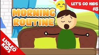 Bé học tiếng Anh về Thói quen buổi sáng [Trọn bộ 20 chủ đề từ vựng sách Let's go] [Lioleo Kids] screenshot 1
