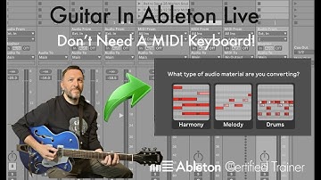 Gitaar naar MIDI in Ableton Live (geen keyboard nodig)