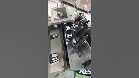 Automatic tag punching&threading machine