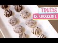 TRUFAS DE CHOCOLATE | RECETA FÁCIL | Aroly Carrasco