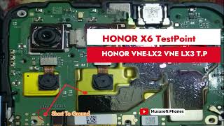 Test Point For HONOR X6 HONOR VNE LX2 VNE LX3 To Erase Remove FRP 2023 #testpoint
