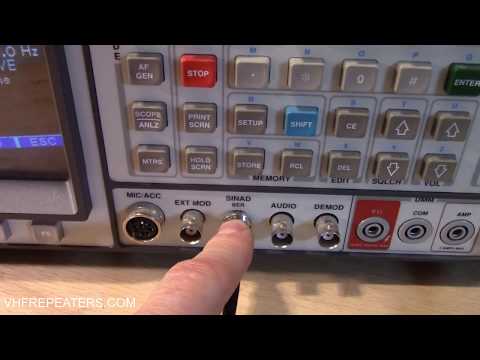 Testing Receiver SINAD