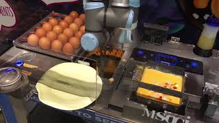 Egg Omelet by Robot At MSOCIAL Hotel Singapore