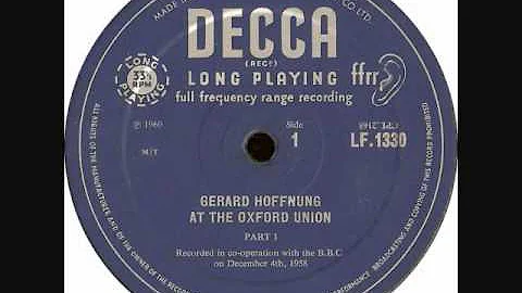 Gerard Hoffnung 'French Widows & Advice for Touris...