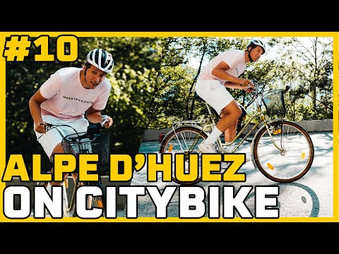 KUN JE DE ALPE D'HUEZ OPRIJDEN MET OUDE OMA FIETS | TOUR DE FRANCE 2022 #10