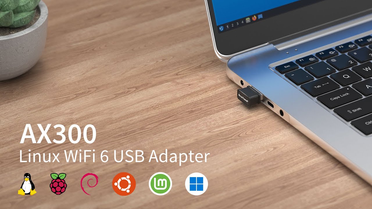 BrosTrend AX1800 WiFi 6 Clé USB WiFi Linux Puissante pour Ubuntu, Mint,  Debian, Kubuntu, Mate, Zorin