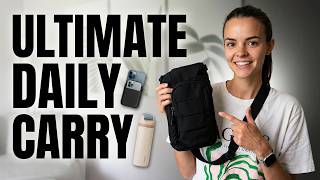 This Minimalist Crossbody Bag Changed My Quick Outings- BAGSMART water bottle bag tested!
