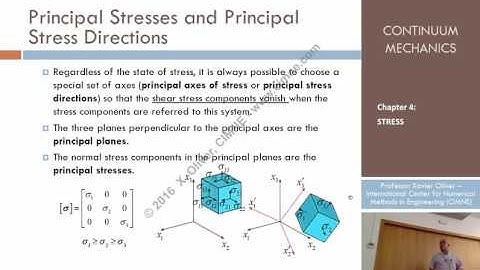 Continuum Mechanics - Ch 4 - Lecture 7 - Properties of the Cauchy Stress Tensor (Part 2)