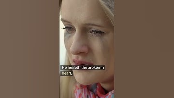 He heals the brokenhearted // Psalm 147 3  // #shorts #bibleverses