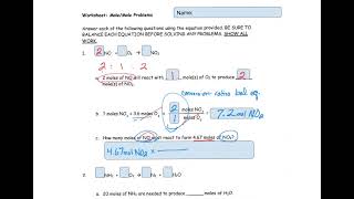 Mole Ratio Worksheet.mp4