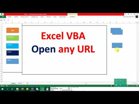 Excel VBA open any website using this code