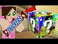 Minecraft: COLOR BOMB LUCKY BLOCK!!! (BURGER ON A STICK, SNICKERS, & MORE!) Mod Showcase