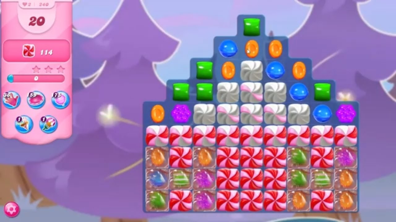 Candy Crush Saga Level 240 No Boosters (New Version)