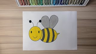 Tô màu con ong đẹp đáng yêu